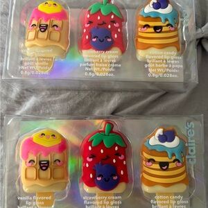 Lip Gloss Vanilla, Strawberry and Cotton Candy New in Box